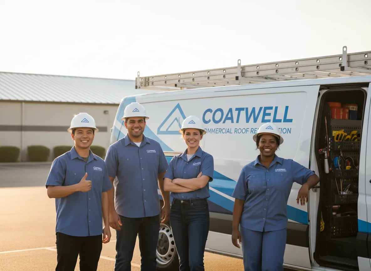 Commercial roof coating company in Singer, LA